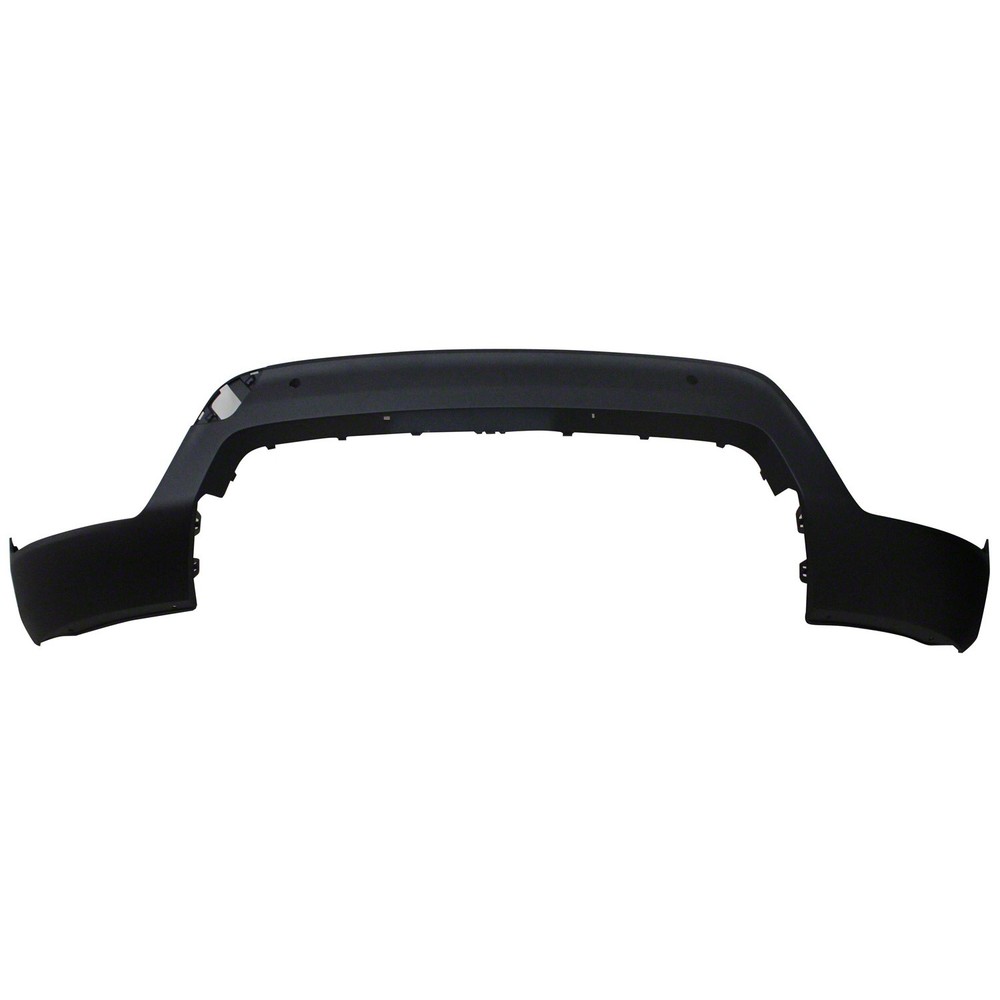 Replacement Black Matte Plastic Front Lower Valance w/Park Assist Sensor Holes