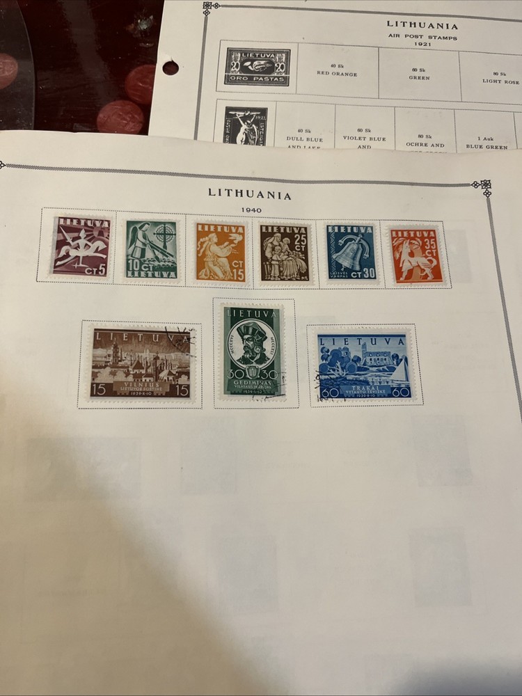 1940 Set of lithuania