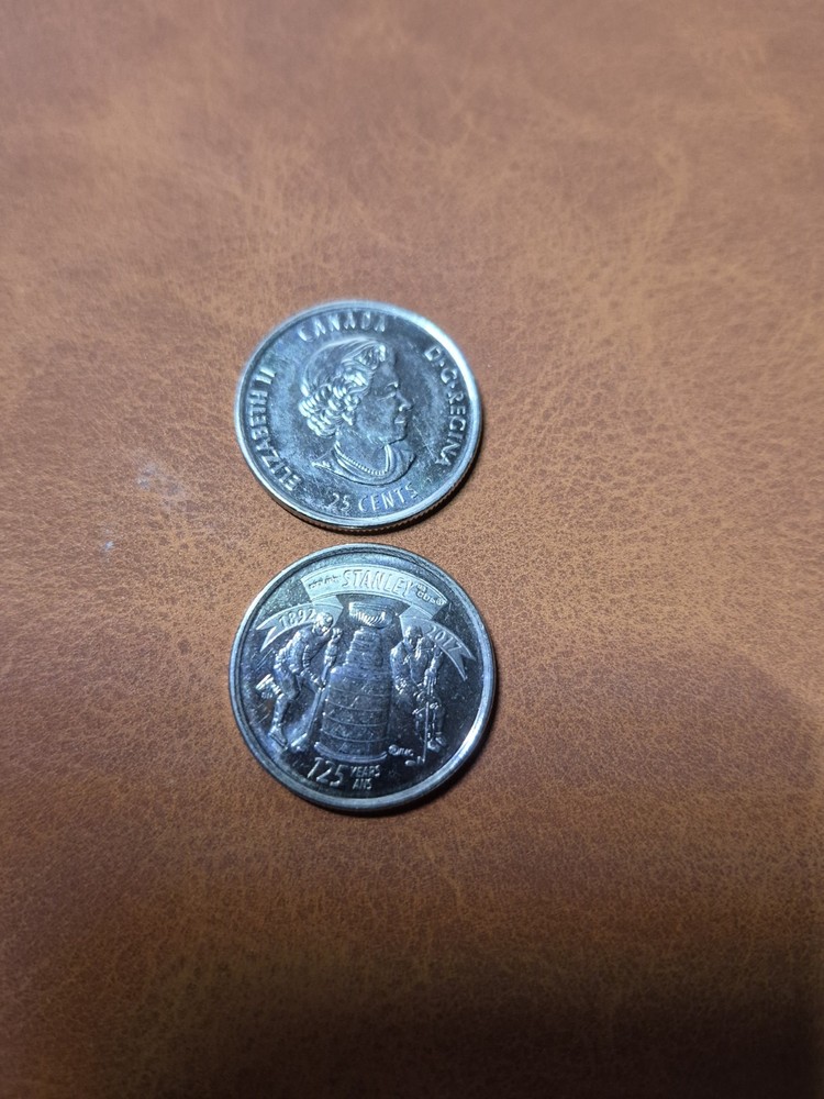 CANADA 25 Cents-Quarter 2017  STANLEY CUP
