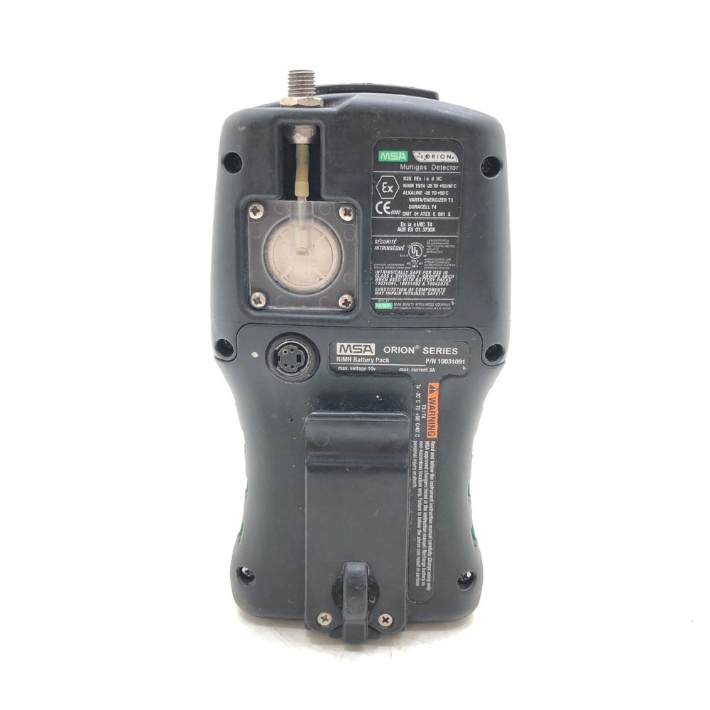 MSA 10048299 Orion Handheld Multigas Leak Detector, Battery PUMP STOP ISSUE