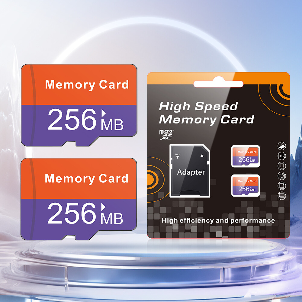 Micro SD Card Flash Memory Card 256MB LOT