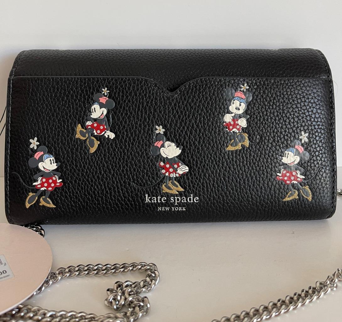 Disney Parks Kate Spade Minnie Mouse Clutch Bag NWT