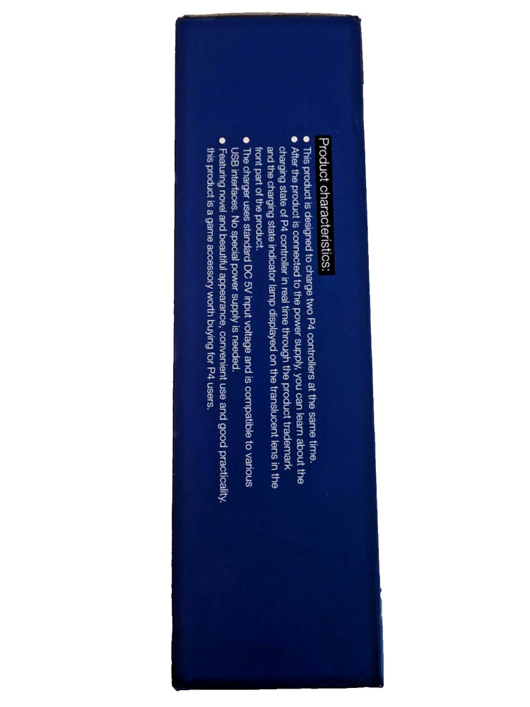 Beboncool E20 PS4 Dual Charging Dock for wireless controler