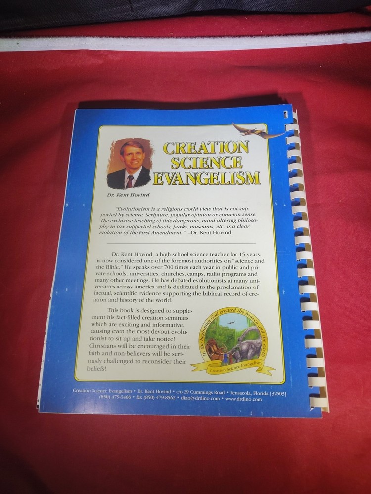 Creation Science Evangelism Seminar Notebook Dr Kent Hovind