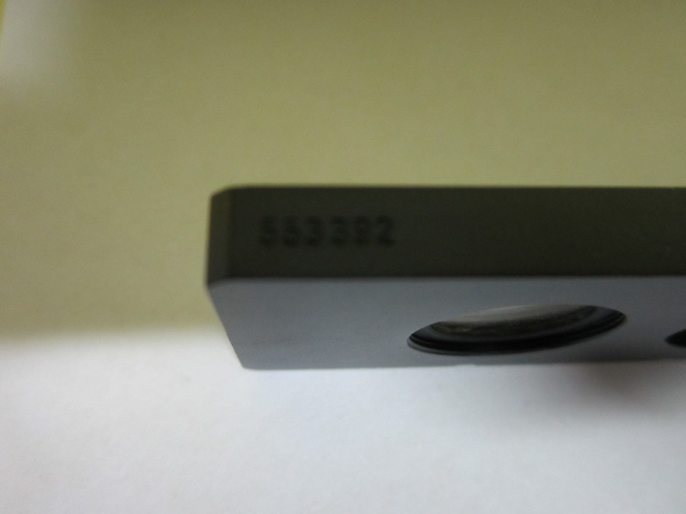 MICROSCOPE PART LEITZ GERMANY SLIDE FILTER 553392 OPTICS AS IS BIN#U2-B-25