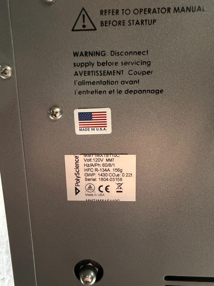 PolyScience MM7 Recirculating Chiller MM7MX1S110C