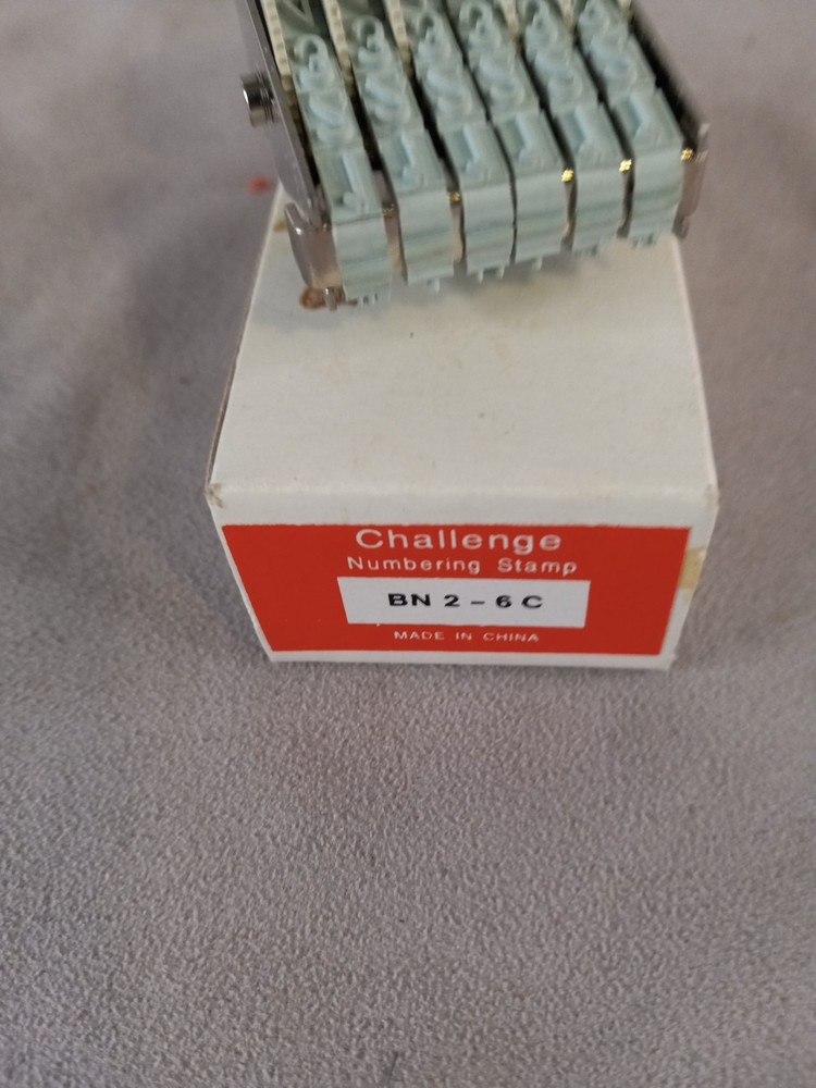 Challenge Numbering Stamp BN2-6C Six Digits