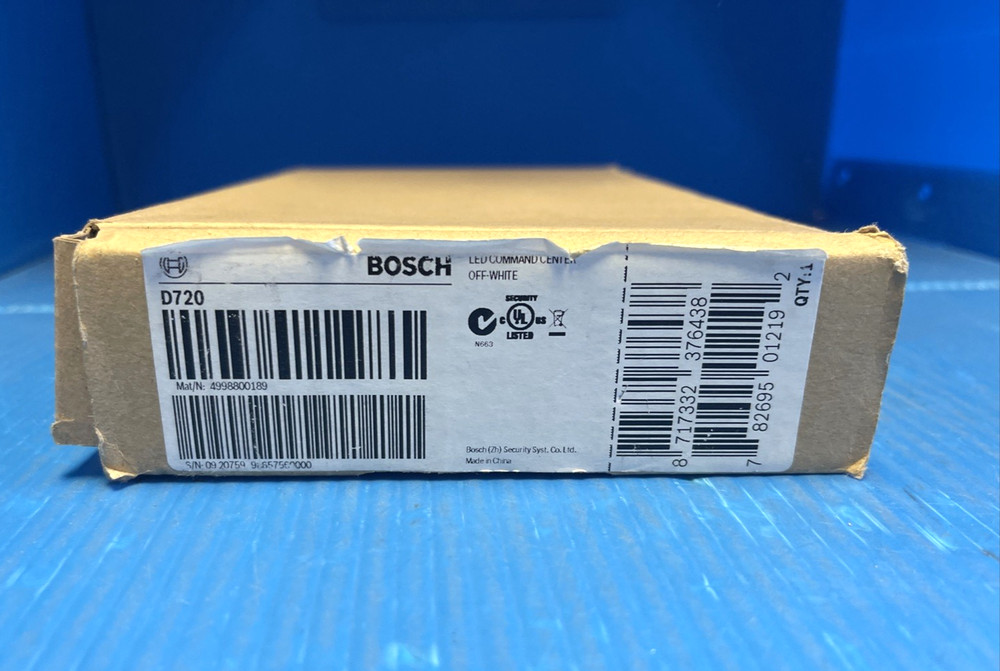Bosch Radionics D720 Alpha Numeric Command Center Alarm Keypad Annunciator