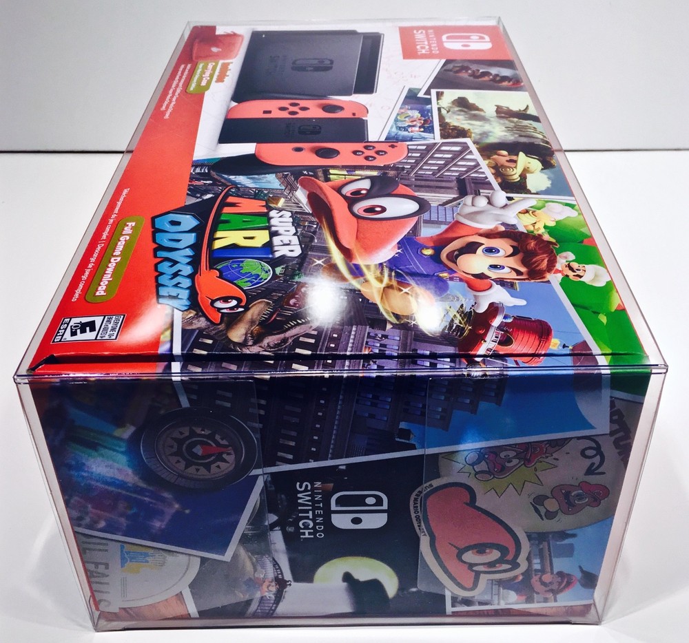 1 Console Box Protector Nintendo SWITCH MARIO ODYSSEY / SPLATOON System Boxes