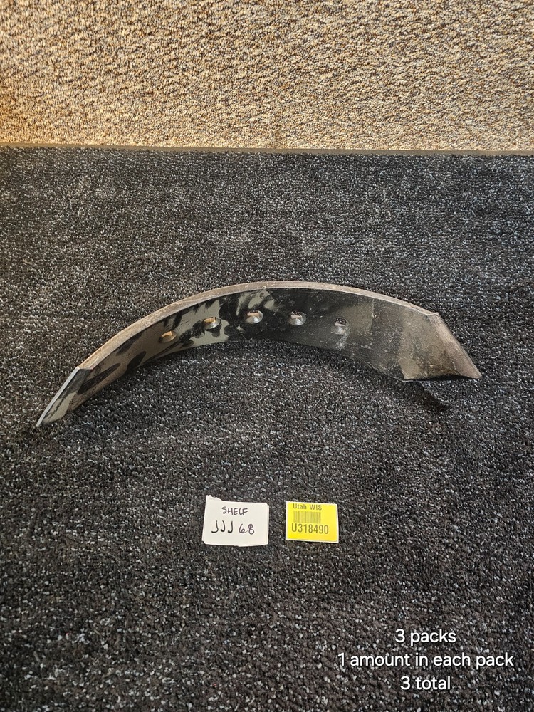 (QTY 3) Wiese 1245R Right Oriented Twisted Chisel Spike with 5-Hole Pattern