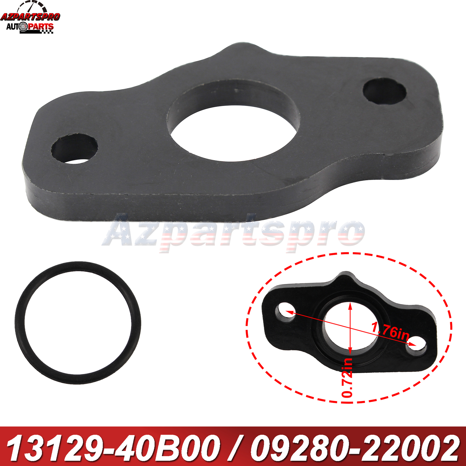 For 1987-2006 Suzuki LT80 Carburetor Carb Joint Insulator Gasket Seal & O-Ring