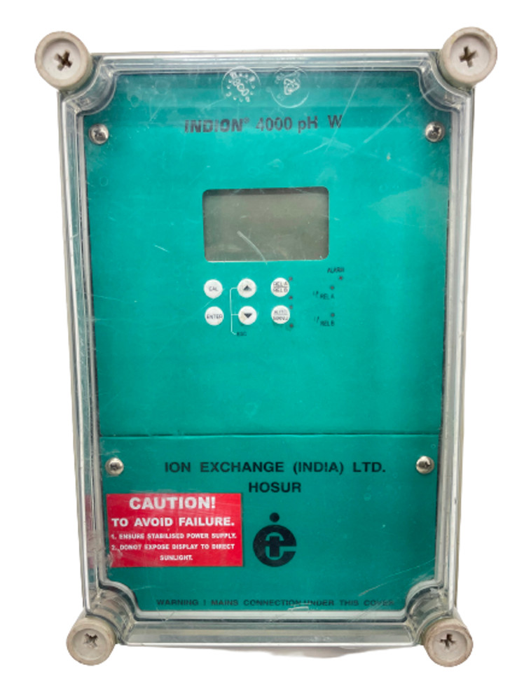 Indion Ion Exchange 4000 pH W 4000PHW Transmitter Controller Field MTD