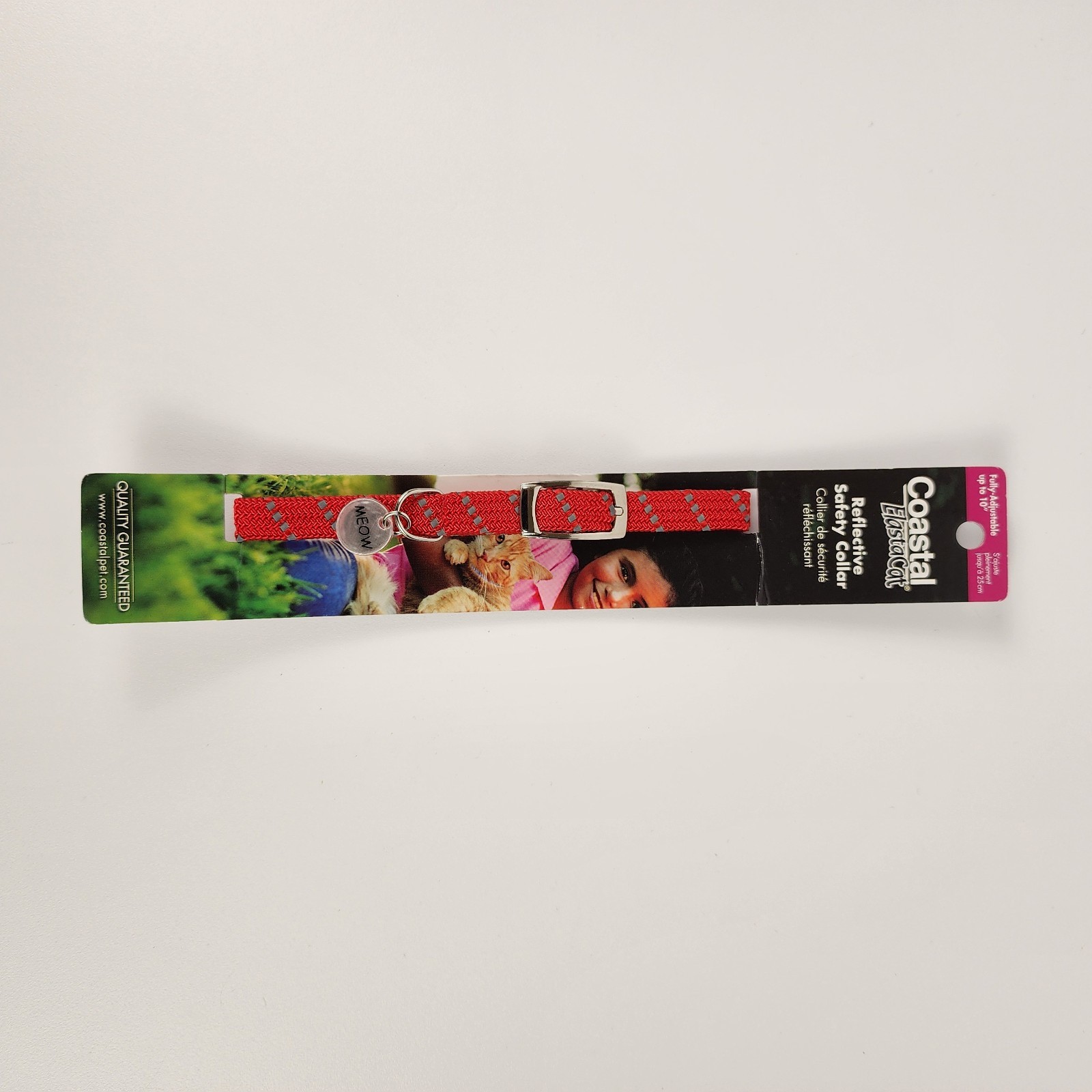 Coastal ElastaCat Reflective Cat Collar Safety Stretch Adjustable 10"