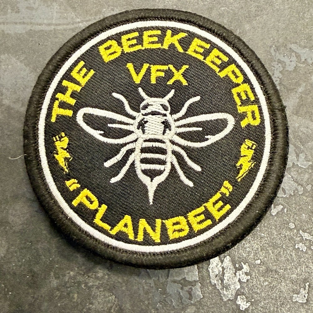 Original The Beekeeper Film Crew Patch VFX Planbee
