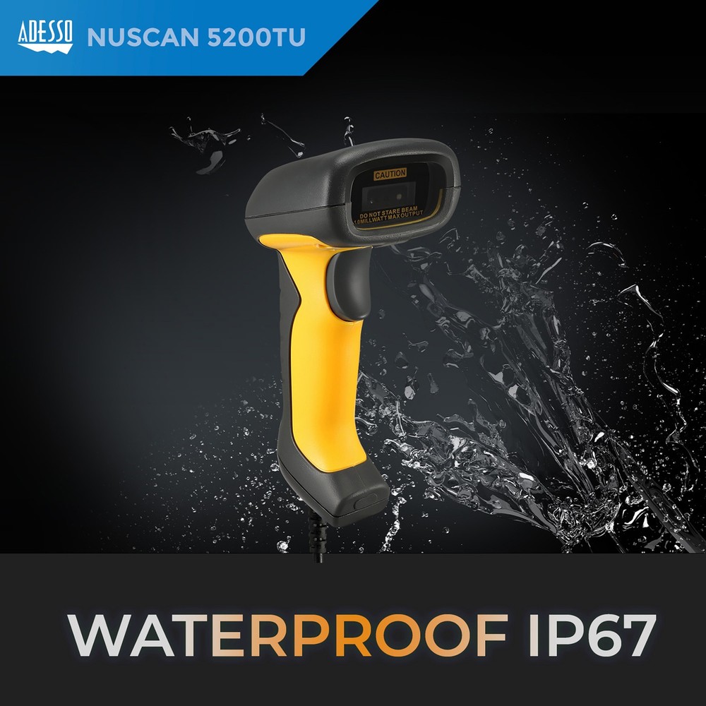 NuScan 5200T USB 2D Industrial Handheld Barcode Scanner