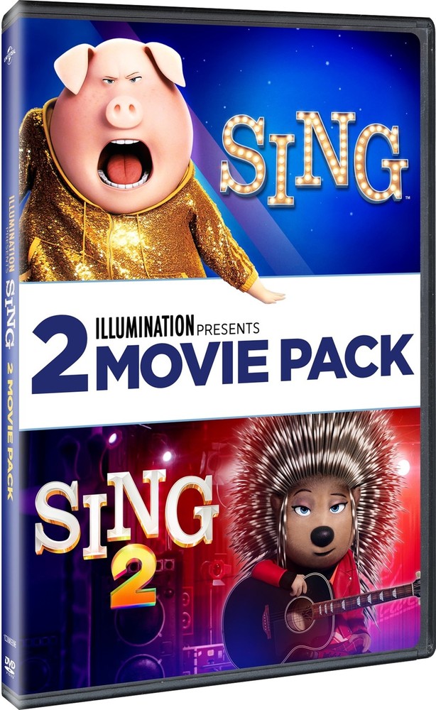 Sing / Sing 2 DVD Matthew McConaughey NEW