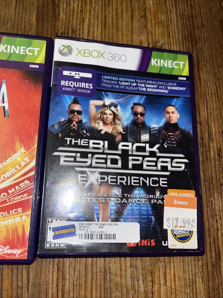 Xbox 360 Kinect Camera With Games - Kinect Games Bundle