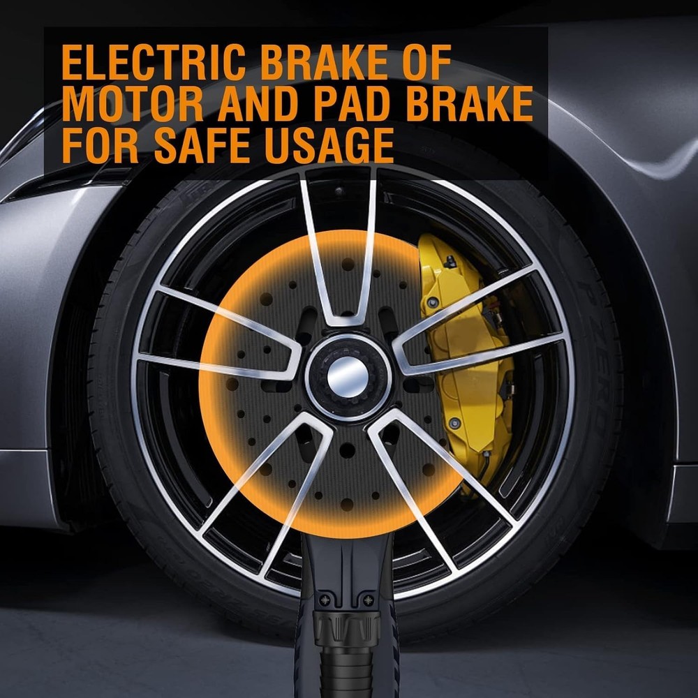 Electric 2.5mm Random Orbital Sander Brushless 350W 3A Multi-function Variable