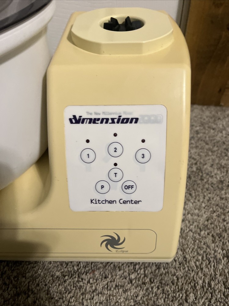 Classic Eclipse Dimension 2000 Mixer NO ATTACHMENTS OR BLENDER DISCOLORED