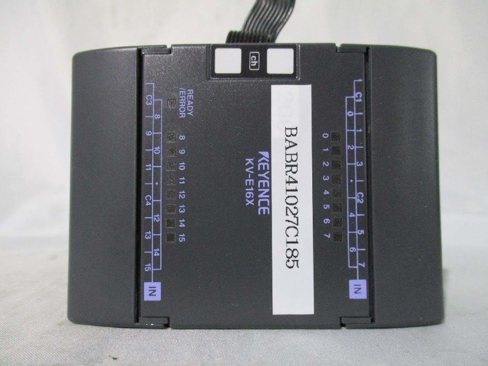 KEYENCE KV-E16X PLC with Built-in Display Function USED #8