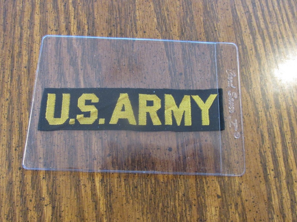 US Army  Tab  patch superb Bevo weave  mint unissued  very nice