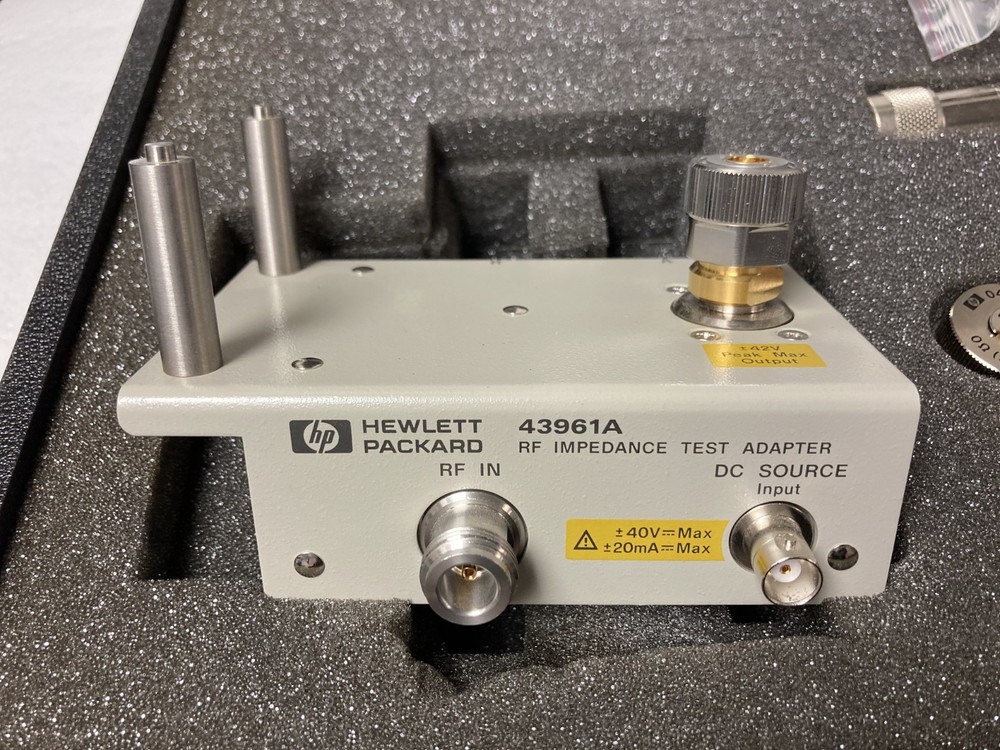 Agilent HP 43961A RF Impedance Test Kit with Case