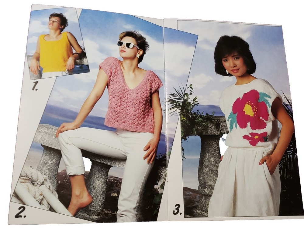 Patrons Beehive Bright & Beautiful Knit Crochet Pattern Leaflet Spring Summer