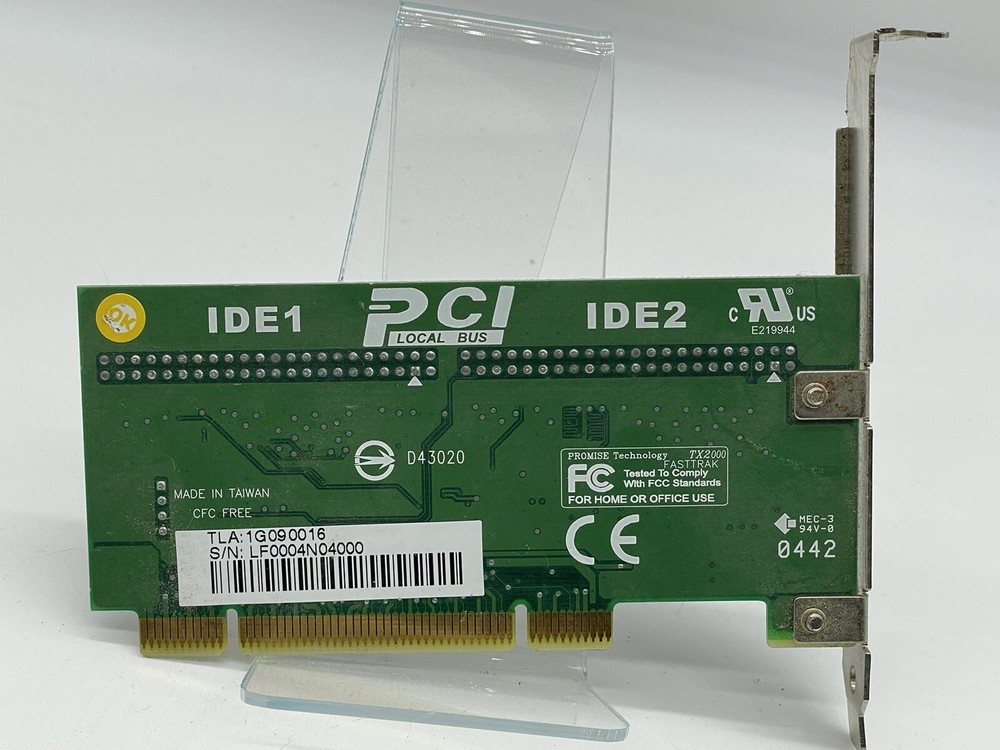 Promise FastTrack TX2000 Controller Board PCI Card RAID IDE V2.00.0.33
