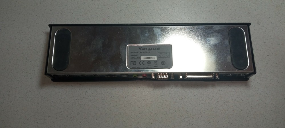 Targus ACP45US Docking Station W/ Digital Audio