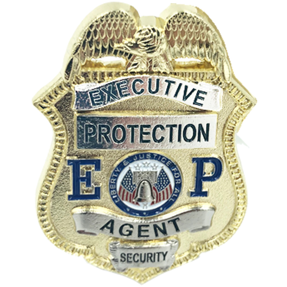 Mini 2 inch Executive Protection Wallet Pin BL4-017