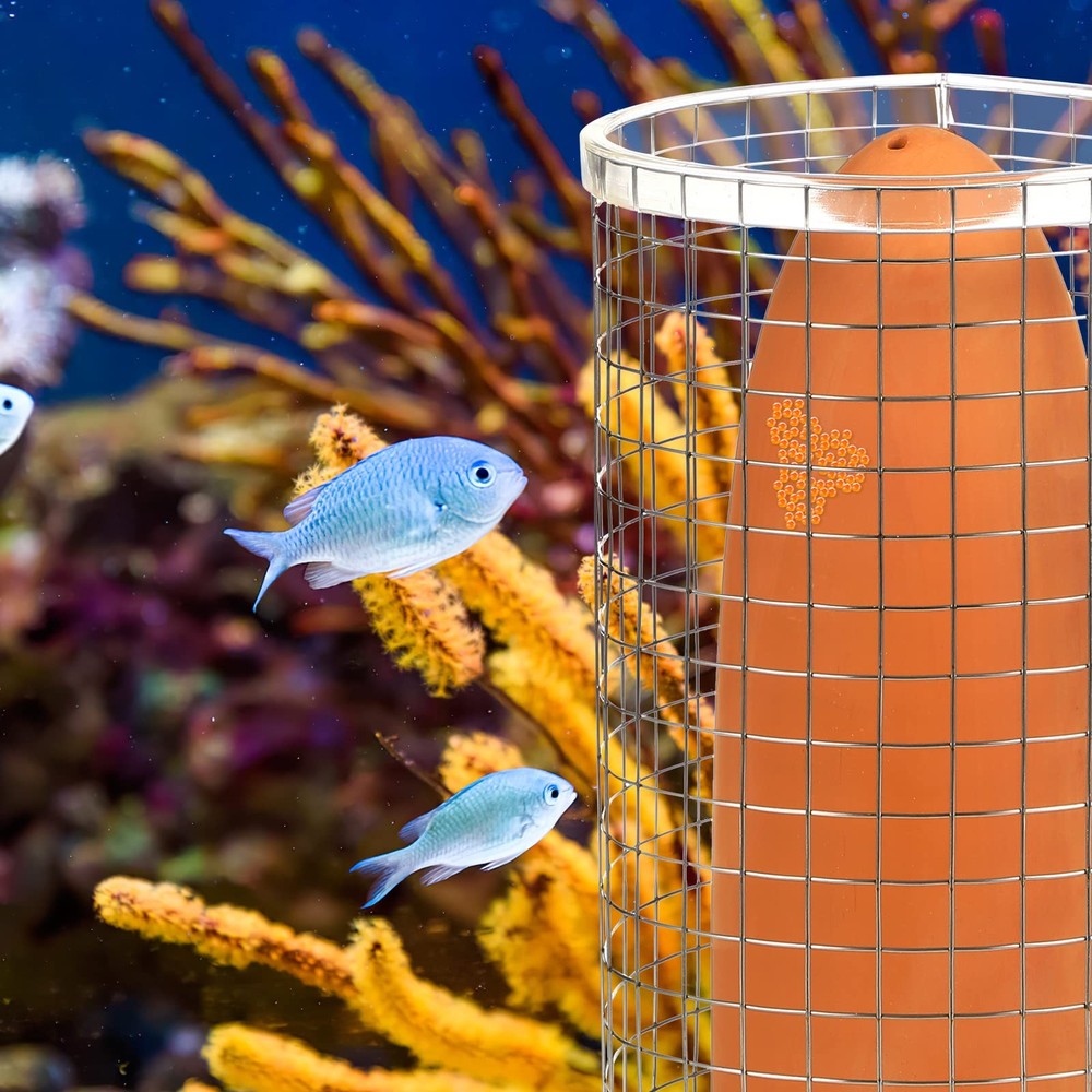 Popetpop Fish Breeding Cones Cave, Ceramic Spawning Breed Cone Spawnin