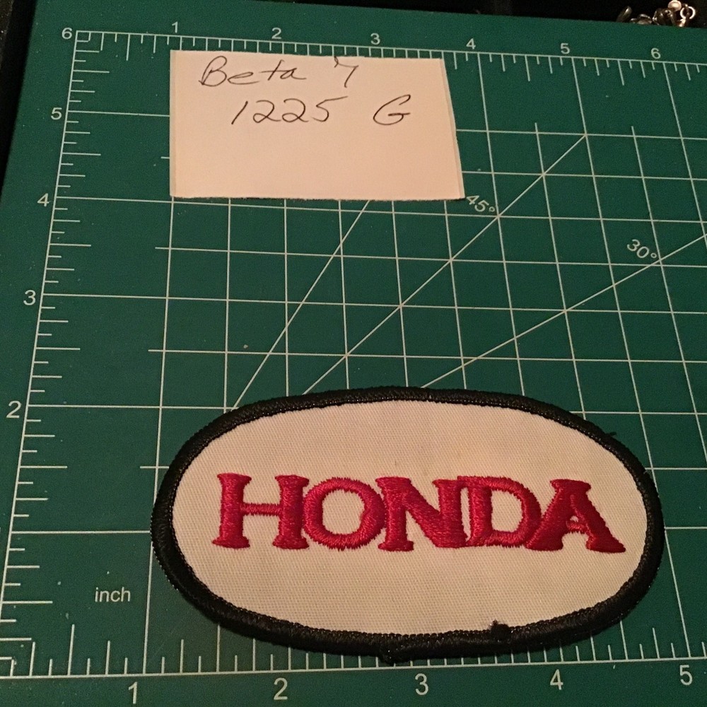 Vintage HONDA Motorcycle Biker Patch