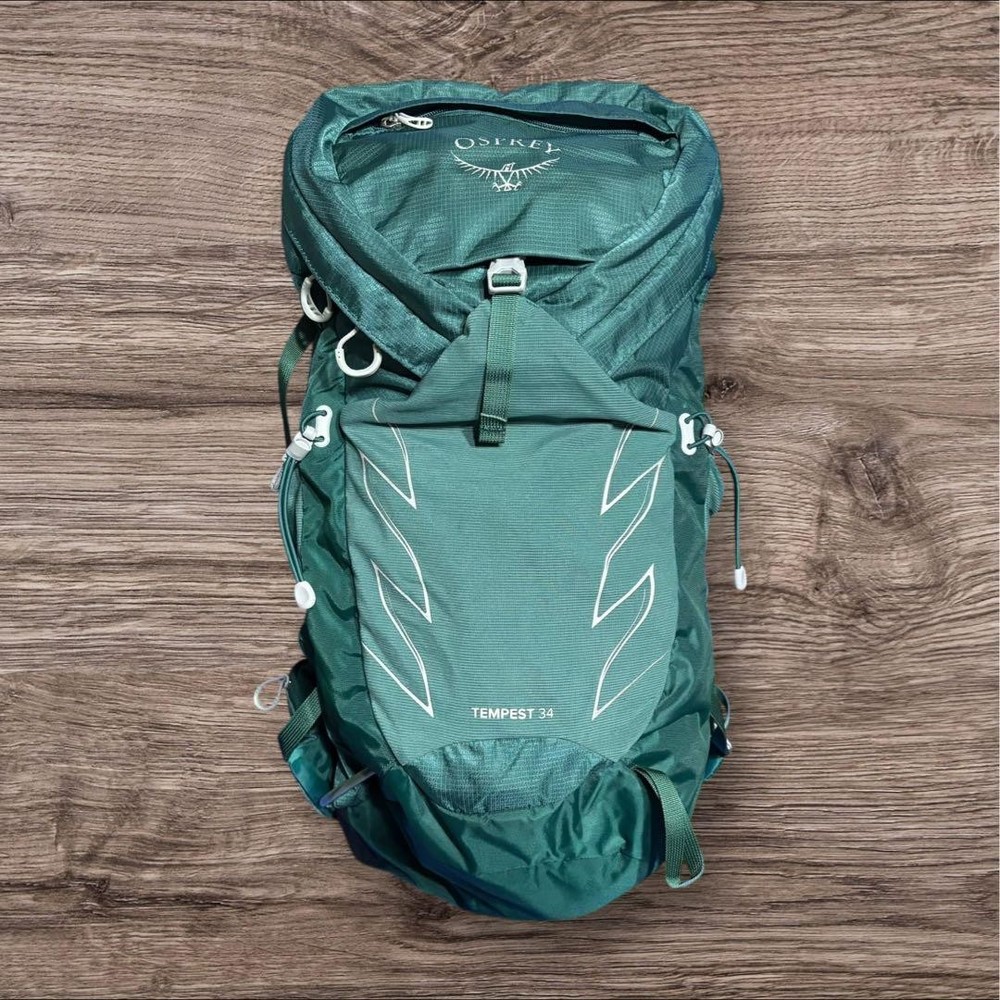 OSPREY Tempest 34 Backpack Green Used Excellent Condition