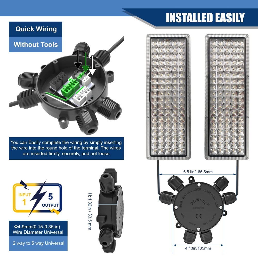 Junction Box Cable Connector Waterproof Cable Connector Junction Box Waterpro...