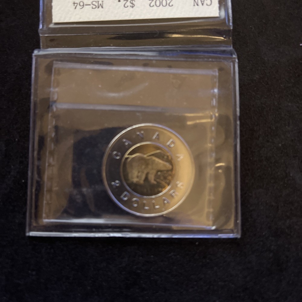 1996 Canada $2 Polar Bear ICCS MS64