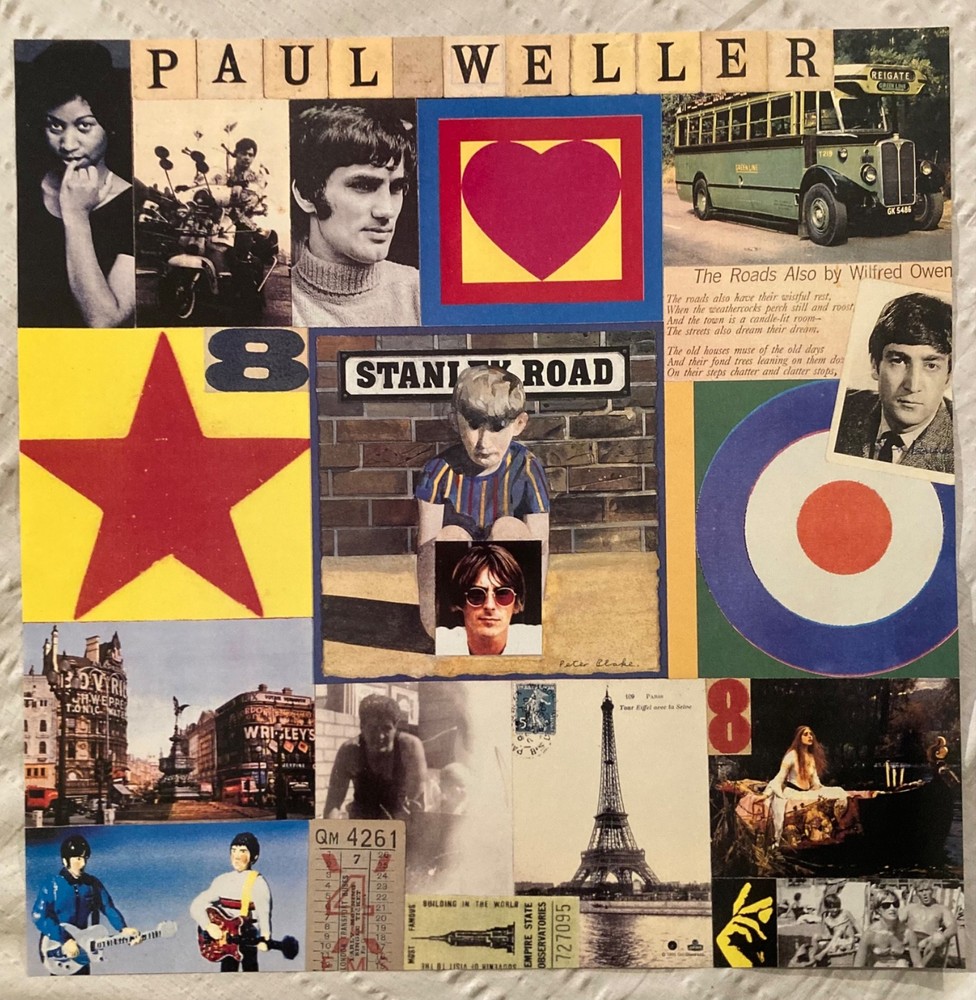 Paul Weller 1995 Promo Poster Stanley Road The Jam J