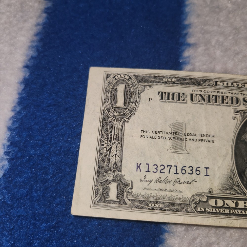 1935 $1 Silver Certificates, Series E Off Cut Error Misprint Rare
