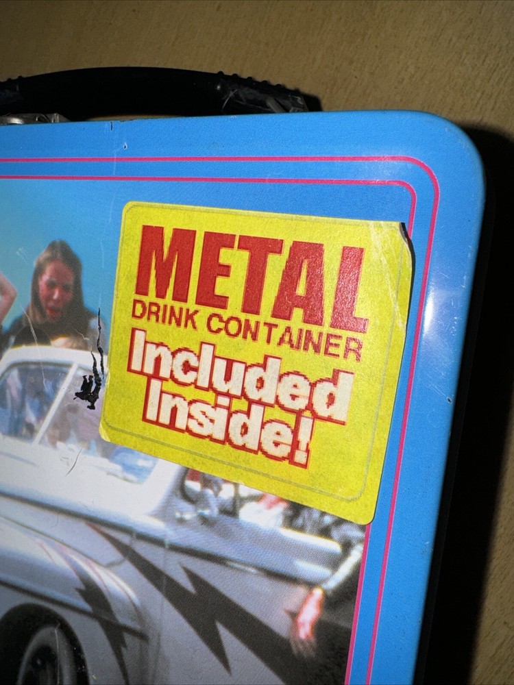 Grease METAL LUNCH BOX with Drink Container NECA