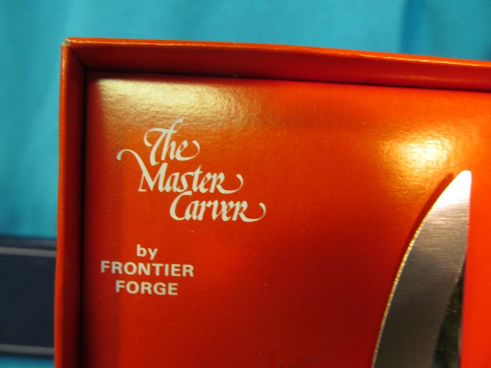 NOS THE MASTER CARVER CARVING SET BY FRONTIER FORGE JAPAN