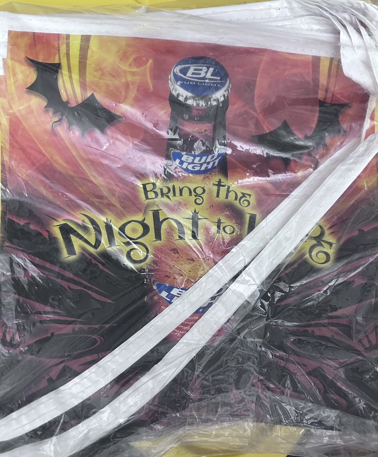 Bud Light Budweiser Select Halloween Bats Pennant Banner Bring the Night to Life