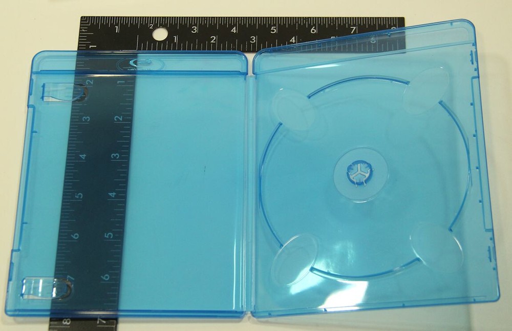 Slim Single Blu-ray Replacement Case (11 mm) (Holds 1 Disc)