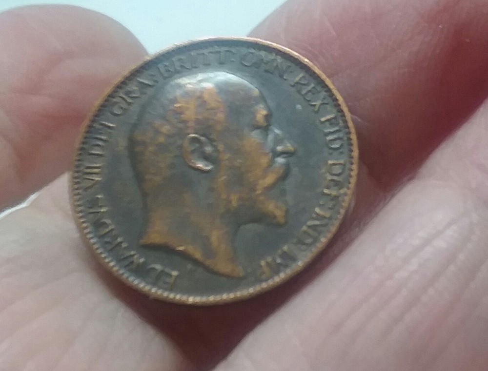 BRITAIN 1906 FARTHING - Edward VII Nice!! - 020426