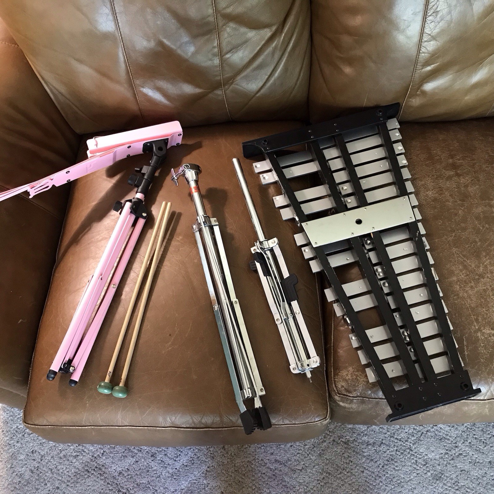 30-Key Ludwig Bells Set with Backpack Case in Pretty Good Condition.