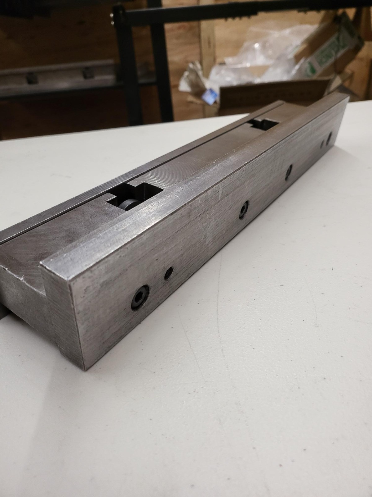 Press Brake 2V Die Holder 2.95" Tall X 2.362" Wide 32.87" Quick Change Die Rail