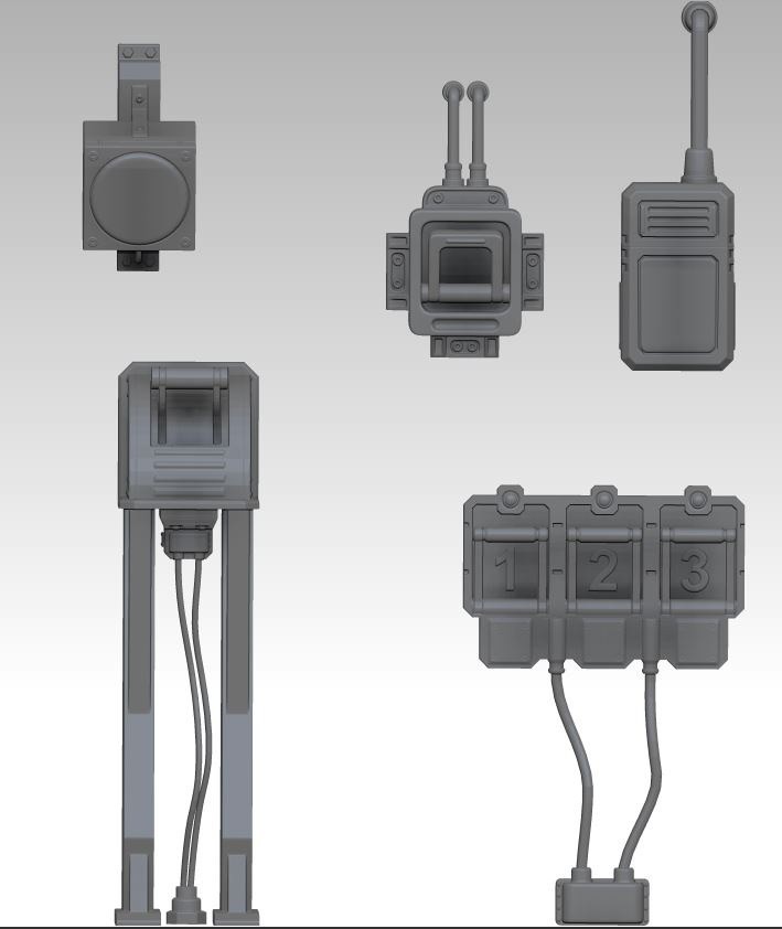 VG Dio 1/35 Electrical Accessories Set