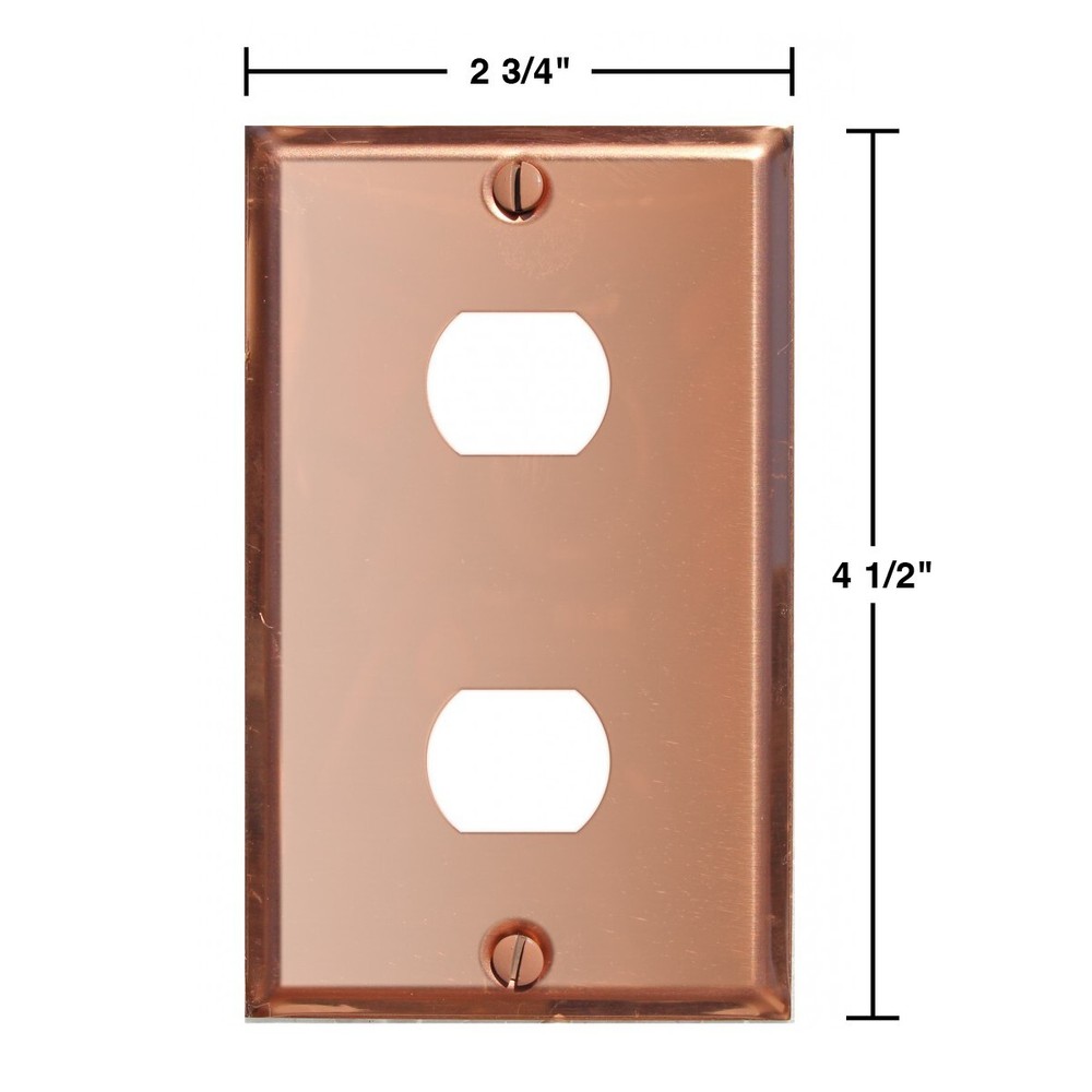 Switchplate Solid Copper 2 Interchangeable/Despard | Renovator's Supply
