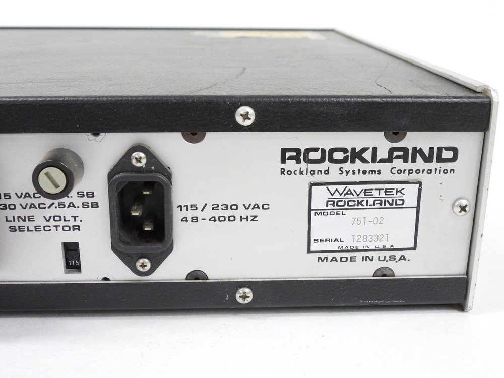 Wavetek Rockland 751A 751-02 Brickwall Audio Filter (tested)