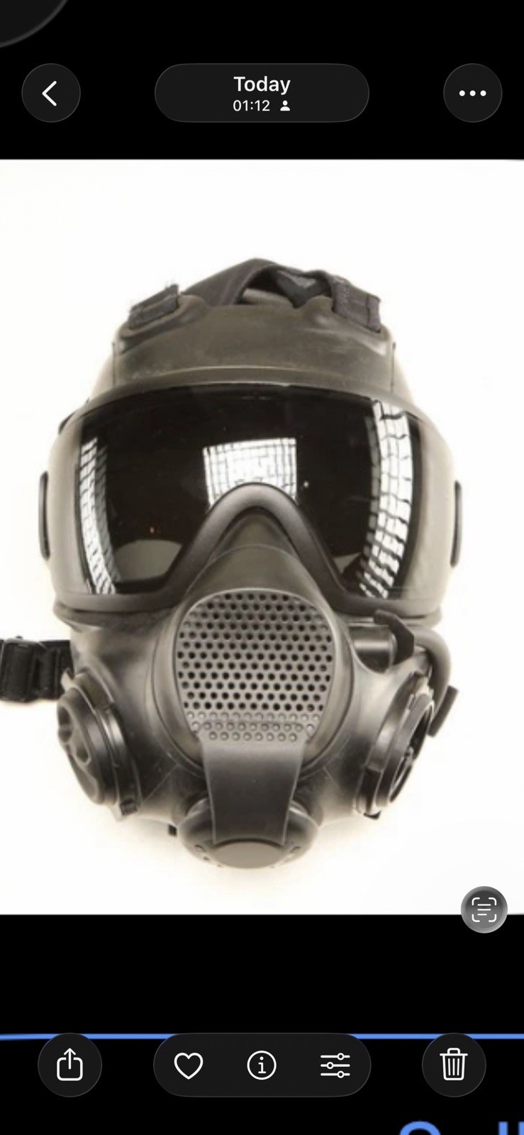 AIRBOSS Low Burden Gas Mask (LBM) CBRN