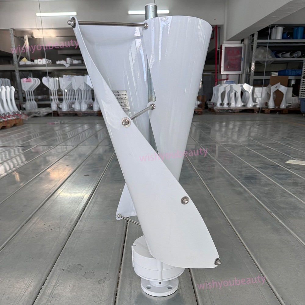 800W 24V Vertical Wind Turbine Generator & MPPT Charge Controller Windmill Power