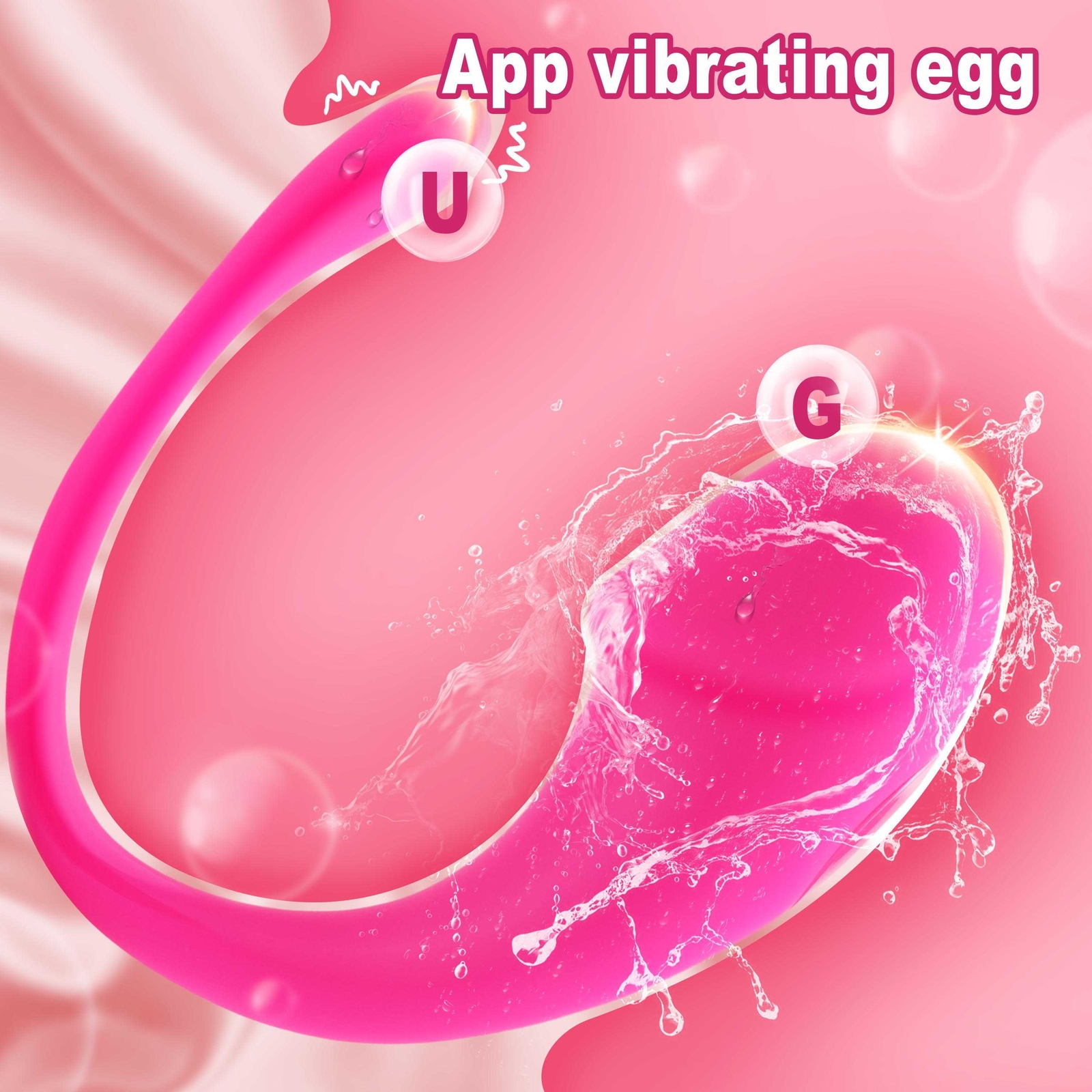 Wireless APP Remote Control Bullet Egg Vibrator G-Spot Dildo Sex Toys For Women